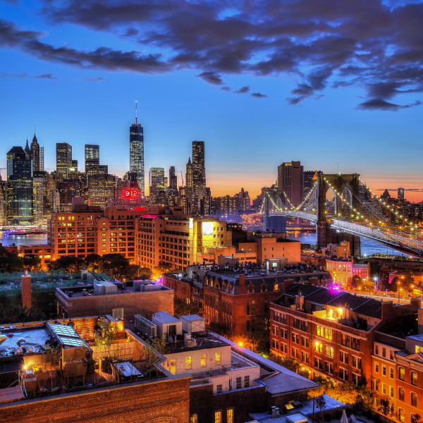 Brooklyn Red White Blue Hour